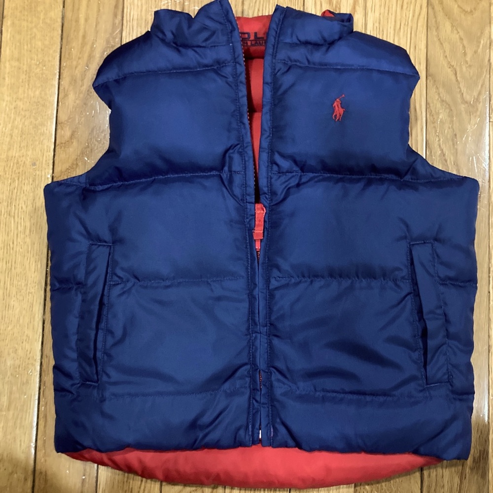 Polo Reversible Puffer Vest Size 24M
